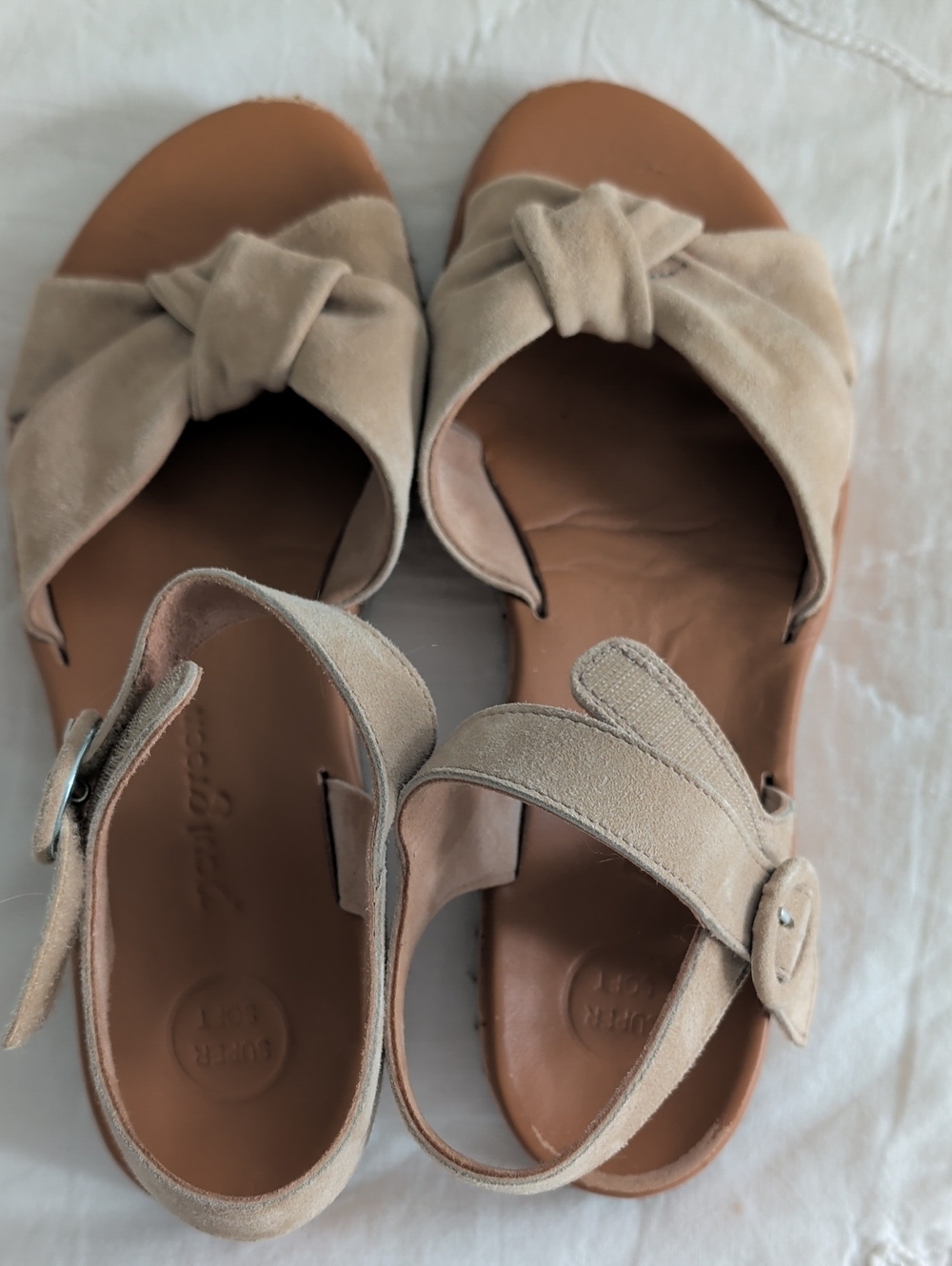 Paul Green Beige Cream Sandals